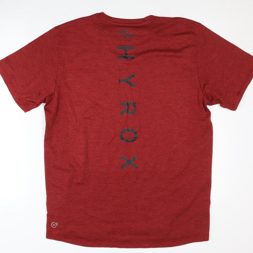 Puma Men's Red T-Shirt L Crew Neck Activewear