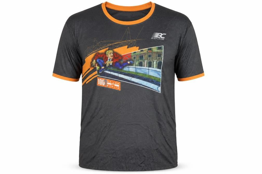 Bodycross 100 Meilin Berlin Unisex Grey Graphic T-Shirt 2XL, Sports Style