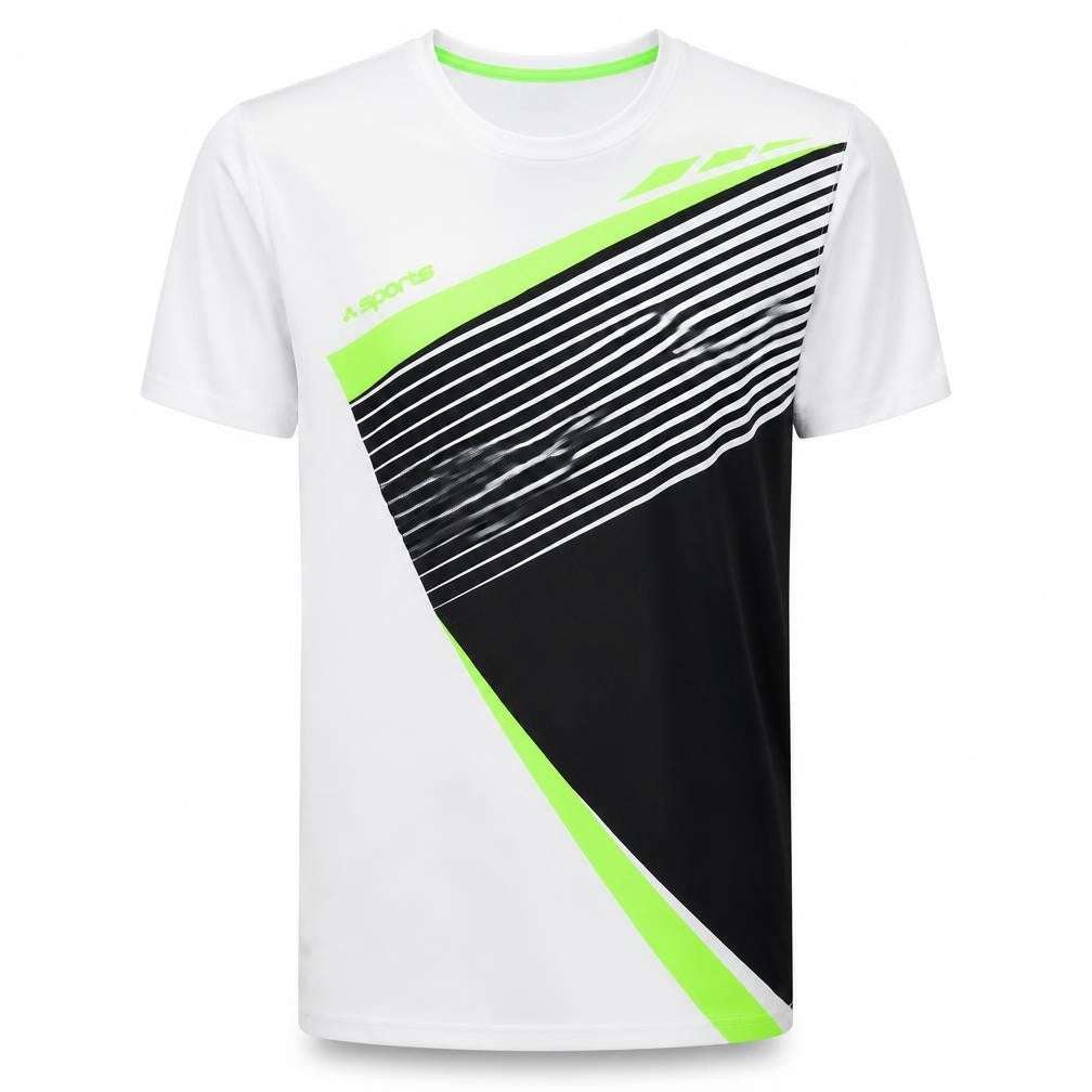 Sports Men's White XL T-Shirt Gym Training
