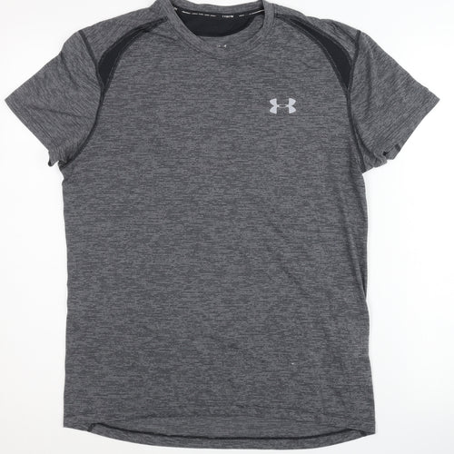 Under Armour Men's Grey T-Shirt Medium Sports Fit