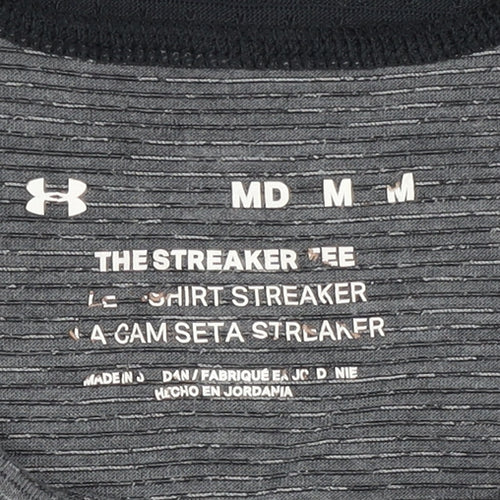 Under Armour Men's Grey T-Shirt Medium Sports Fit