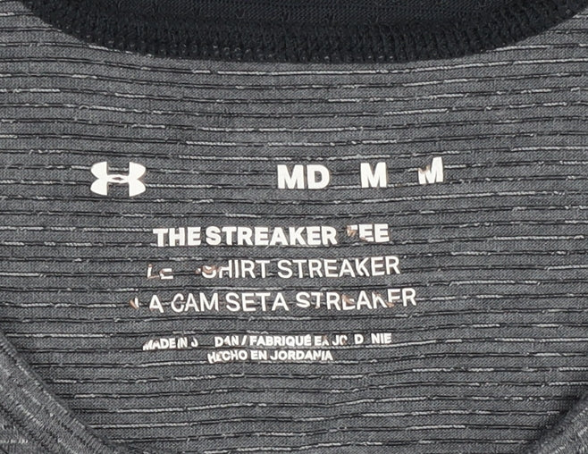 Under Armour Men's Grey T-Shirt Medium Sports Fit