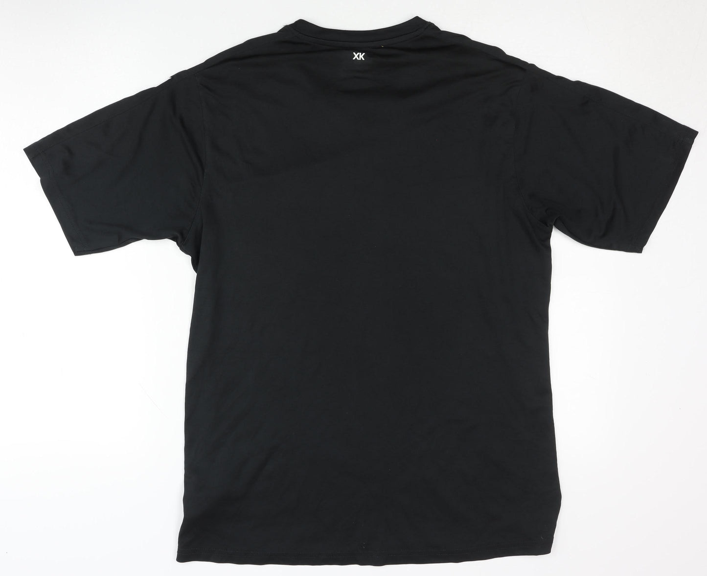 Hummel Men's Black Gym T-Shirt, L, Quick Dry