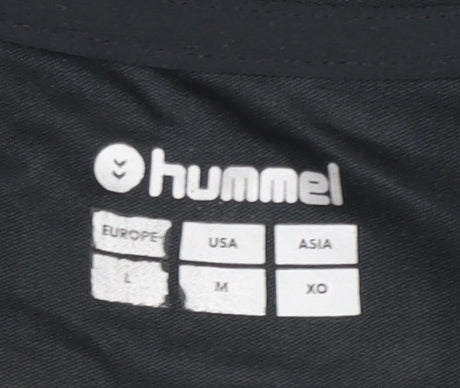 Hummel Men's Black Gym T-Shirt, L, Quick Dry
