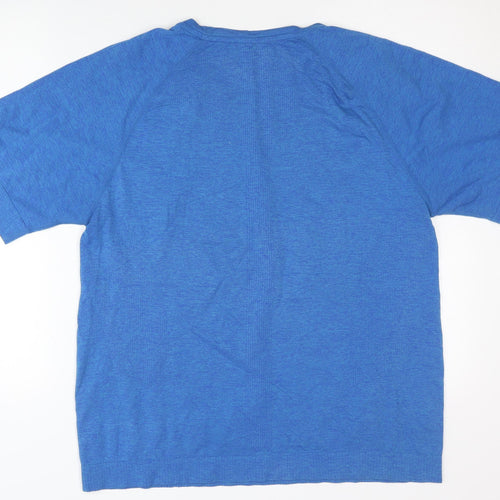 Active Men's Blue XL T-Shirt - Short Sleeve Crew Neck