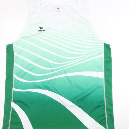 Erima Men's Green Tank 2XL, Breathable Activewear