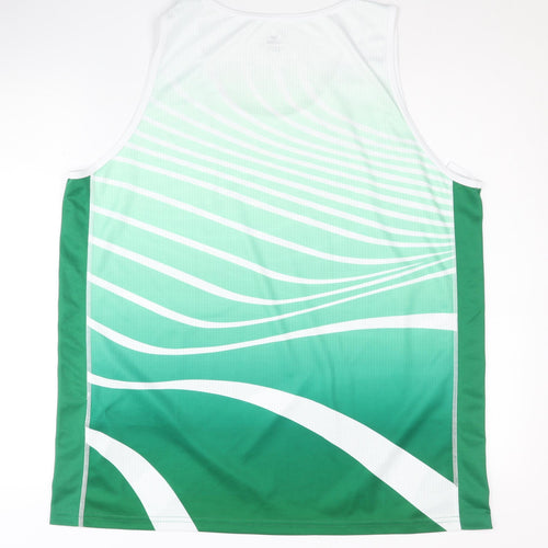 Erima Men's Green Tank 2XL, Breathable Activewear