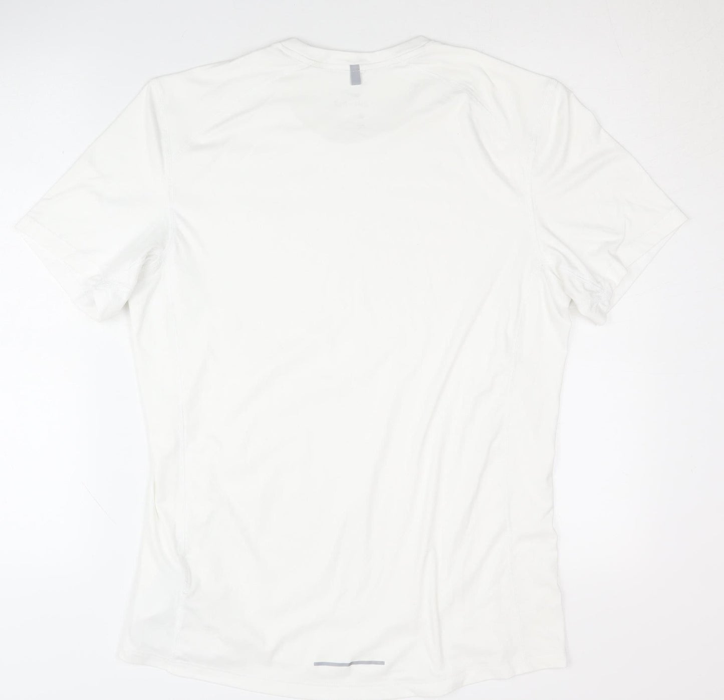 Nike Men's White Dri-FIT T-Shirt, Size M, Activewear