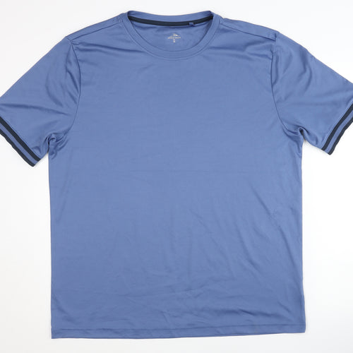 Active Touch Men's Blue XL Basic T-Shirt