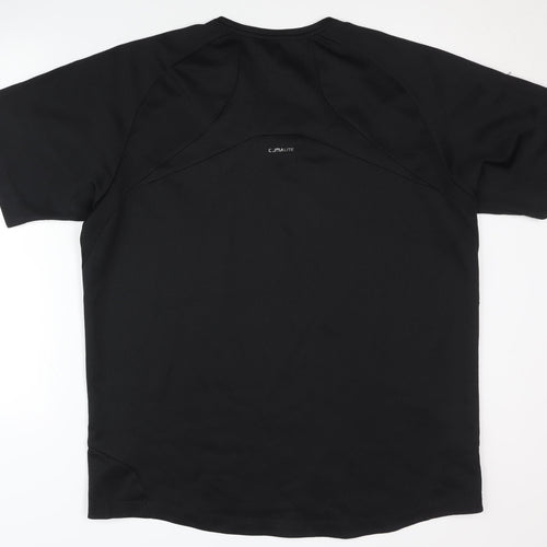 Adidas Men's Black T-Shirt L Gym Running