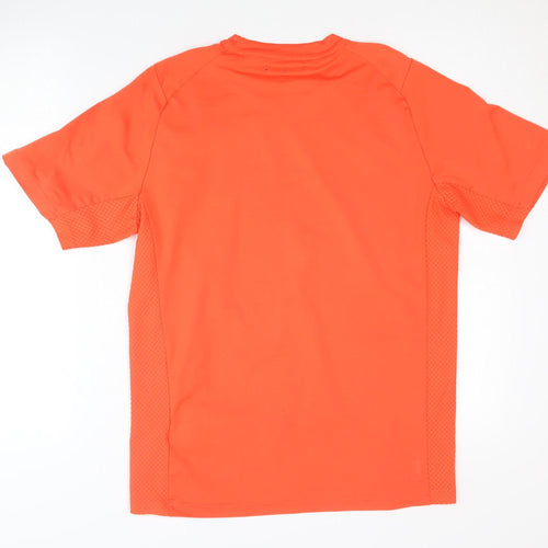 adidas Men's Orange T-Shirt, S, Gym & Training Wear