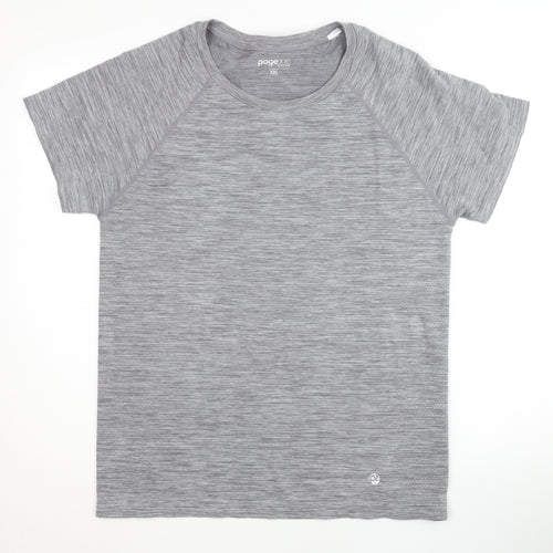 PageOne Active Men's Grey T-Shirt XXL Basic Style