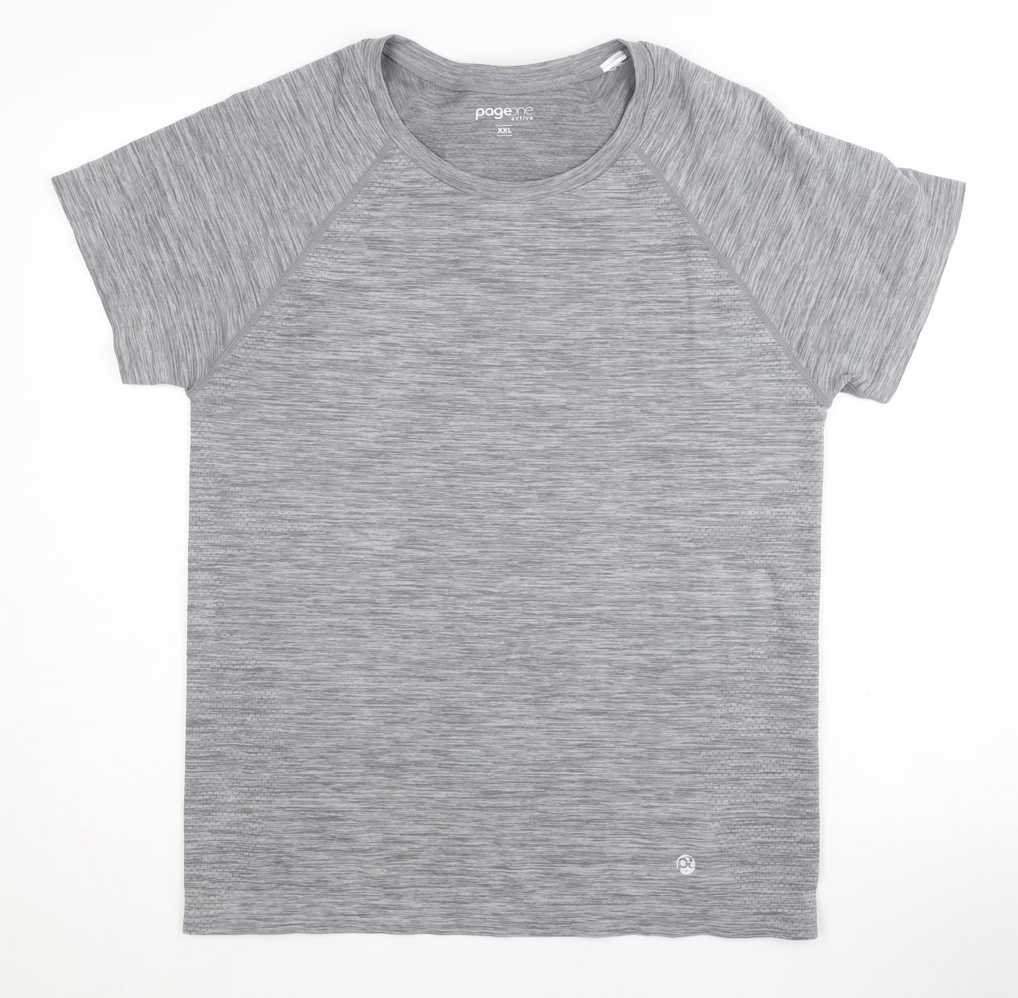PageOne Active Men's Grey T-Shirt XXL Basic Style