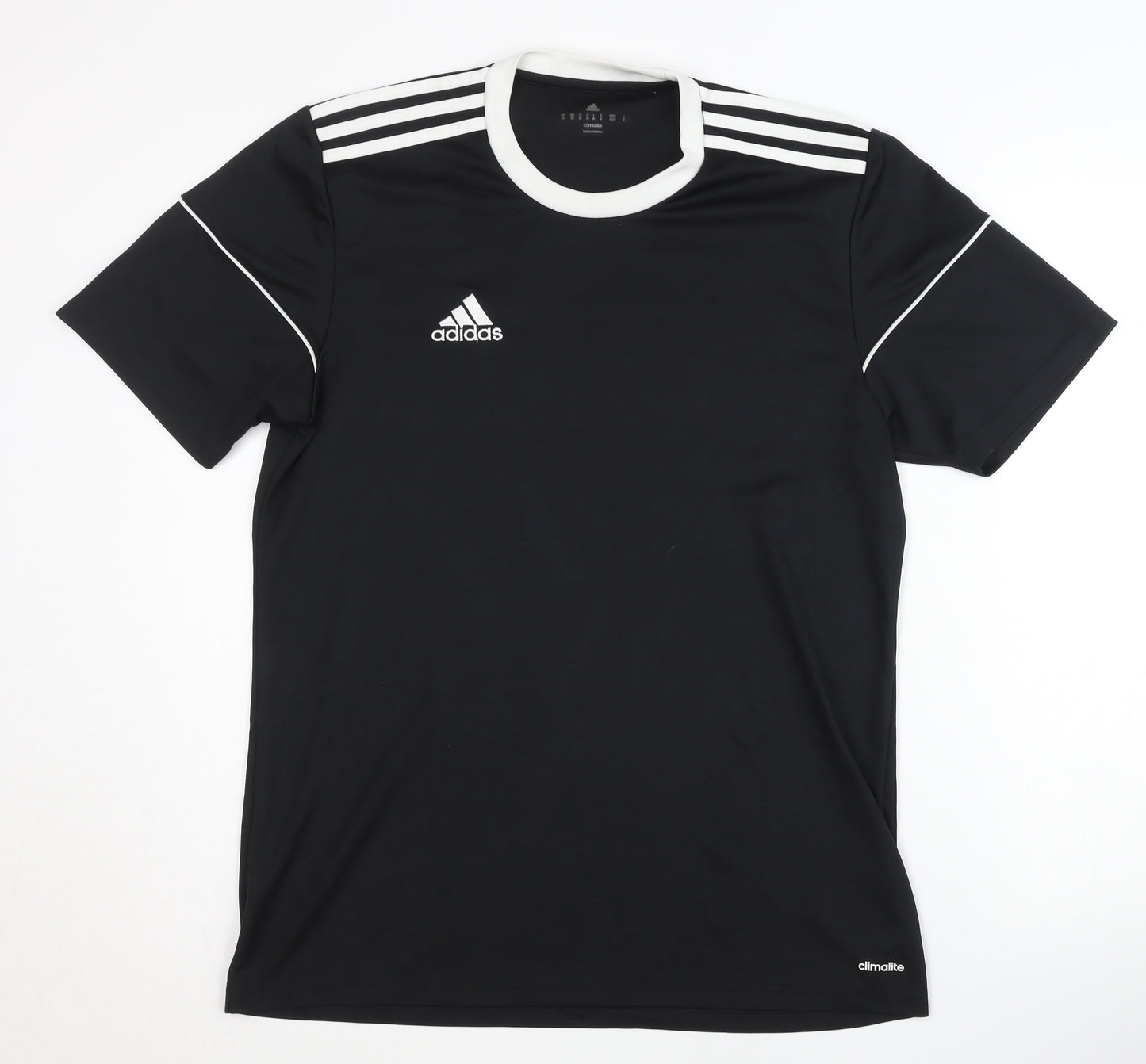 Adidas Men's Black M Jersey T-Shirt, Gym & Football