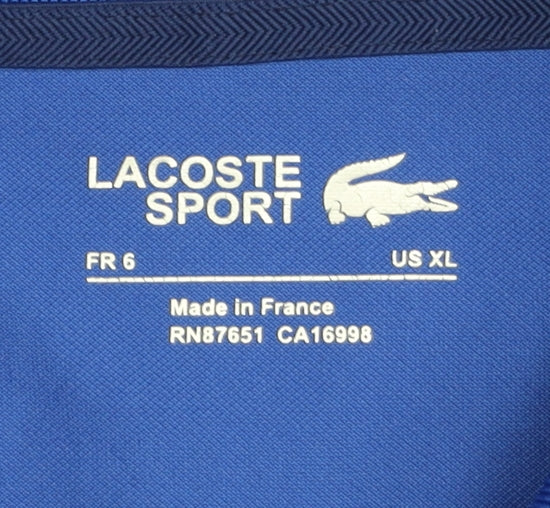 Lacoste Men's Blue Polo Shirt - XL, Activewear