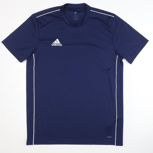 Adidas Men's Blue T-Shirt M Moisture Wicking