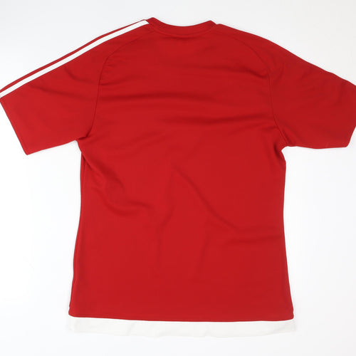 Adidas Men's Red M Sports T-Shirt Short Sleeve