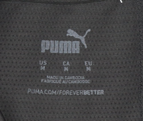 Puma Men's Black Athletic T-Shirt M - Gym & Training