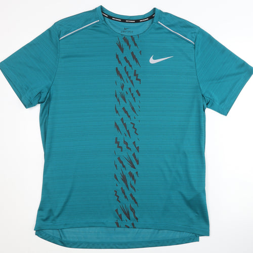 Nike Men's Blue Running T-Shirt L