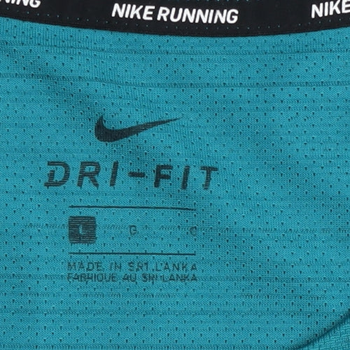 Nike Men's Blue Running T-Shirt L