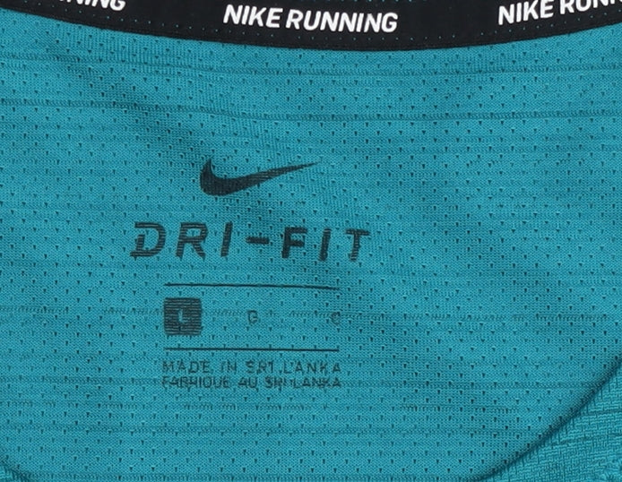Nike Men's Blue Running T-Shirt L