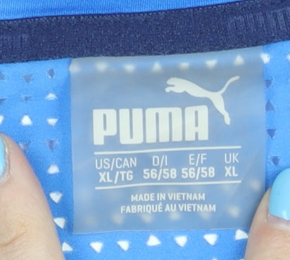 Puma Men's Blue Tank Top XL Gym & Training Jersey