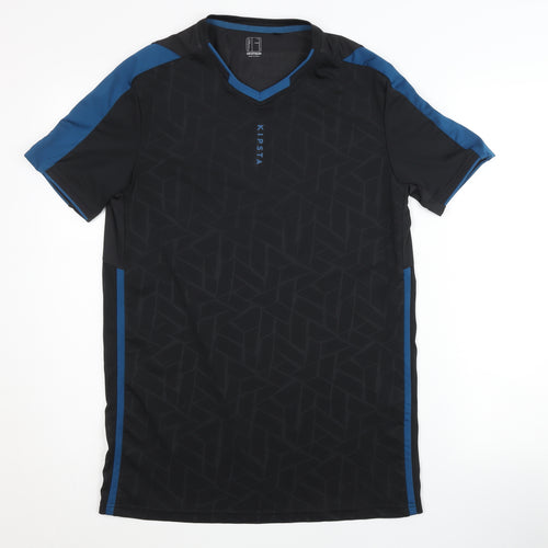 Decathlon Men's Black Athletic Jersey T-Shirt M