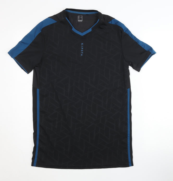 Decathlon Men's Black Athletic Jersey T-Shirt M