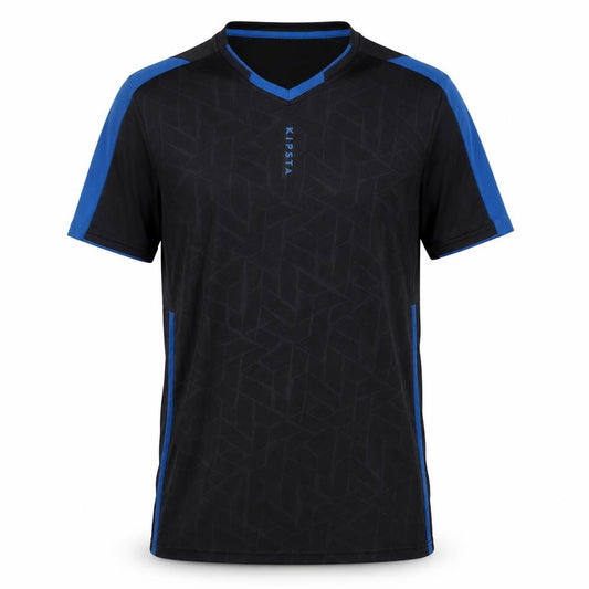 Front view of Decathlon Men's Black Athletic Jersey T-Shirt M