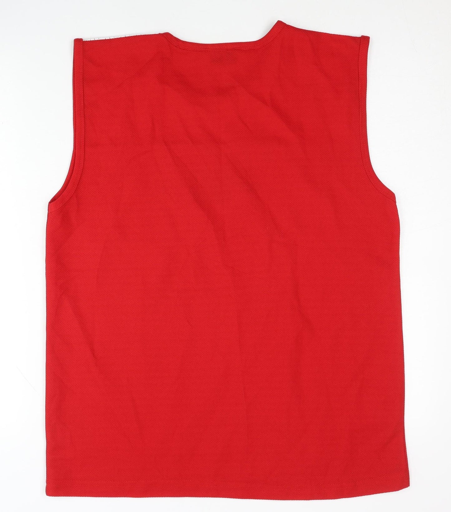 Mayne Men's Red Tank Top Size L