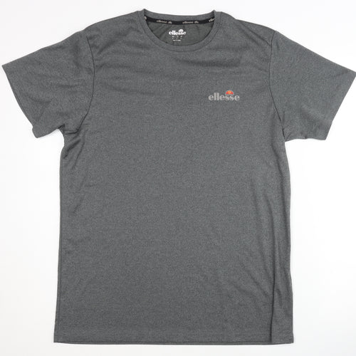 Ellesse Men's Grey T-Shirt L Short Sleeve Activewear