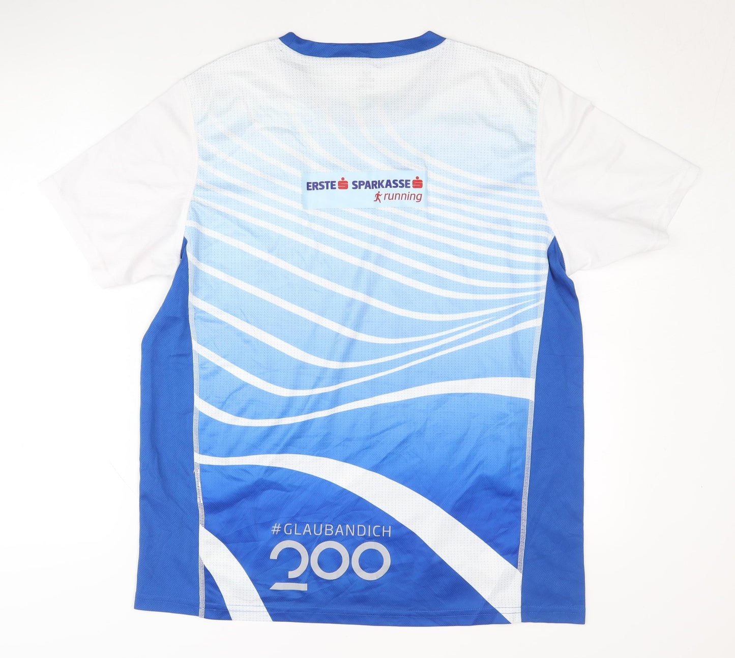 Erima Men's Blue Running T-Shirt - Size L, Breathable