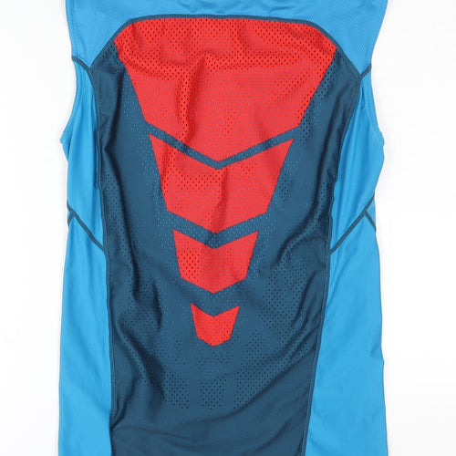 Nike Men's Blue Sleeveless Dri-FIT Tank, L - Athletic Fit