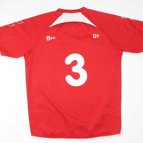 Hummel Men's Red Jersey T-Shirt M - Sports