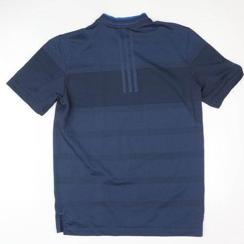 Adidas Men's Blue Polo Shirt S Lightweight Recycled