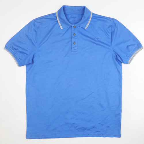 SkyGolf Mens Blue Polo Shirt - Size L - Activewear
