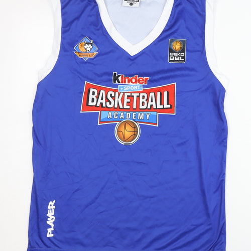 Basketball Academy Men's Blue S Jersey Tank Top