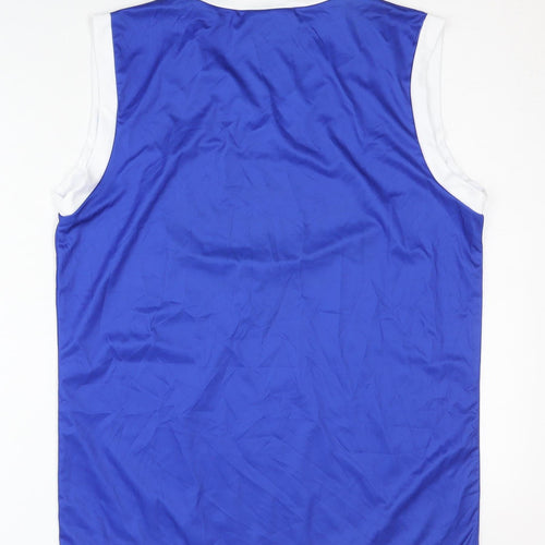 Basketball Academy Men's Blue S Jersey Tank Top