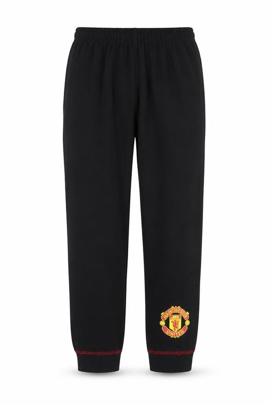 Manchester United Boys Pyjama Pants Black 9-10 Years Sports