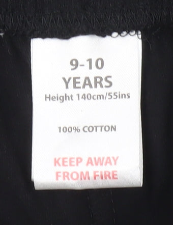 Manchester United Boys Pyjama Pants Black 9-10 Years Sports