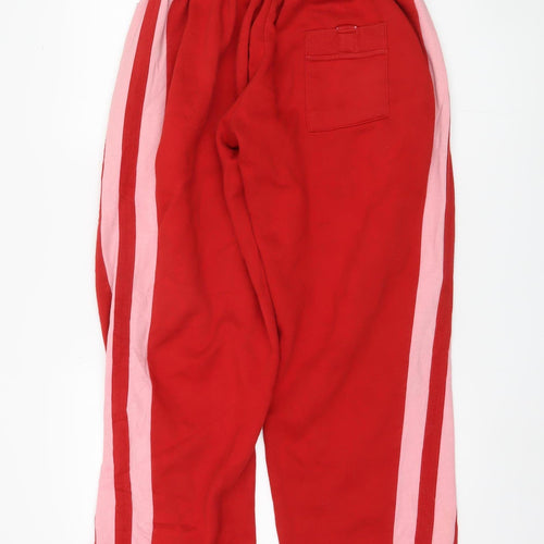 MET-X Women's Red Jogger Trousers Size L, Casual Sporty