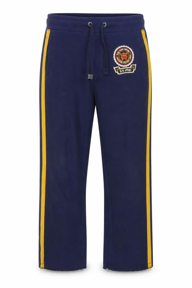 Front view of Slade Wilder Men's Blue Jogger Trousers M