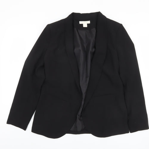 H&M Women's Black Blazer - Size 10