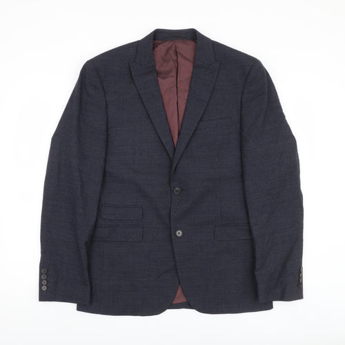 Next Men's Blue Regular Fit Jacket 40