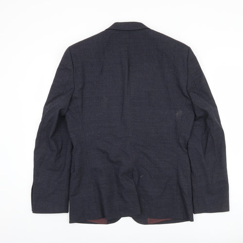 Next Men's Blue Regular Fit Jacket 40