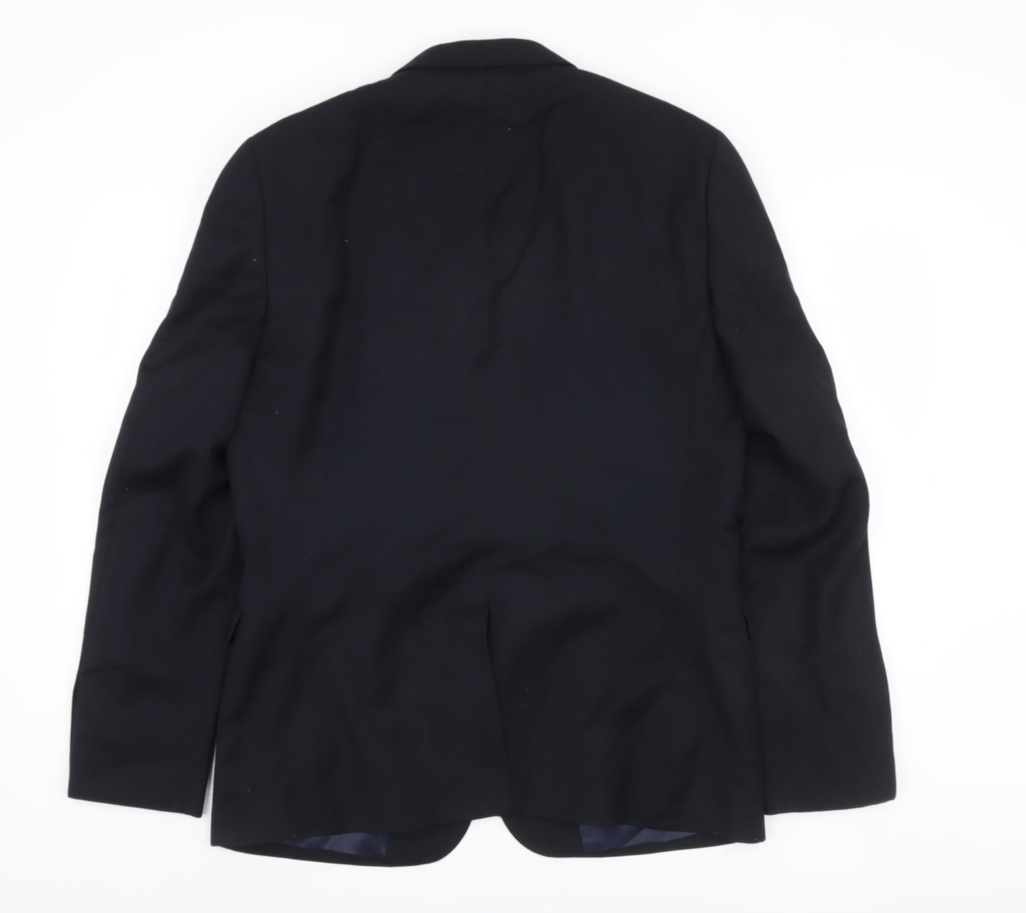 DKNY Men's Dark Blue Blazer 42R Single-Breasted Jacket
