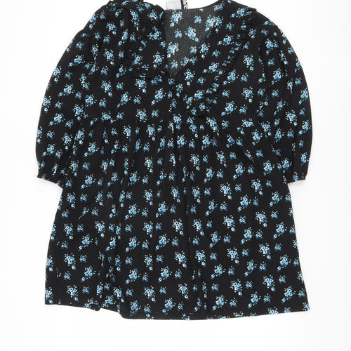 ASOS Women’s Black Floral Dress, Size 8, Polyester