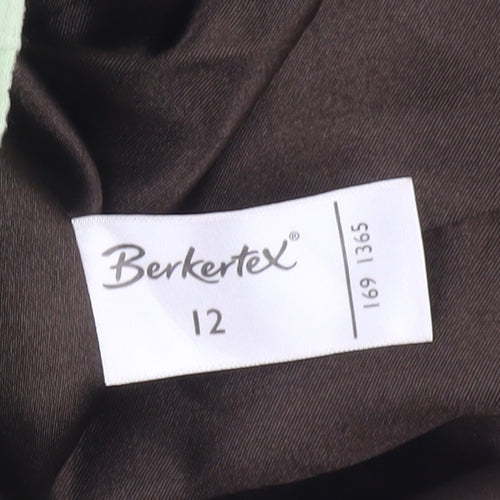 Berkertex Women's Green Hooded Jacket Size 12