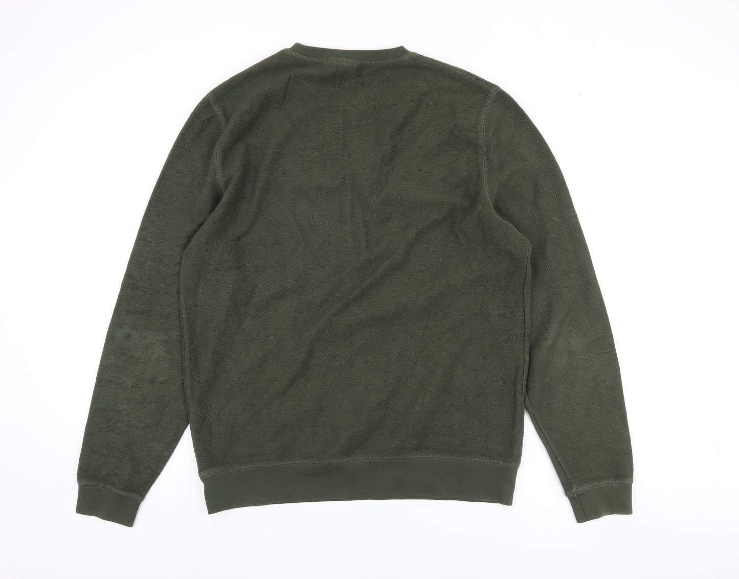 ASOS Men's Green Pullover Sweatshirt, M, Crewneck