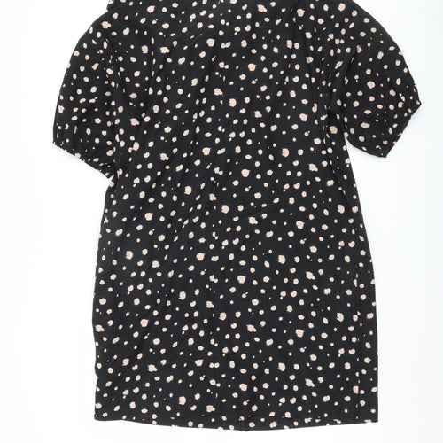 Soaked in Luxury Women's Black Polka Dot Blouse M